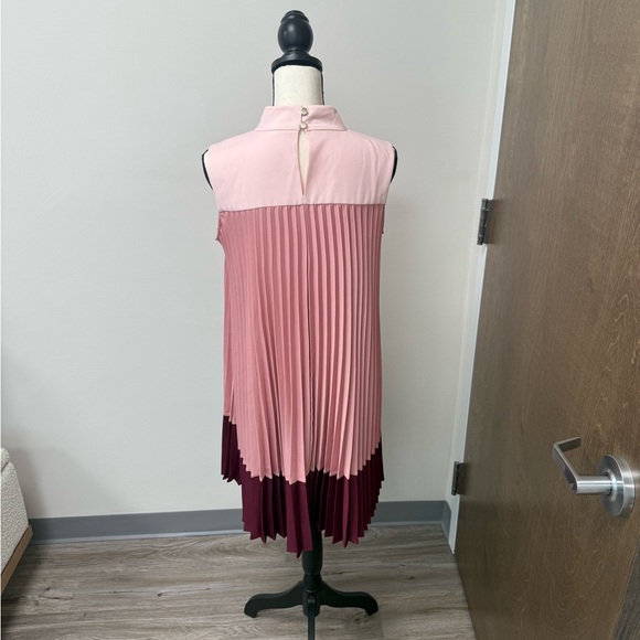 Ted Baker Pink and Red Midi Dress - Picture 3 of 5